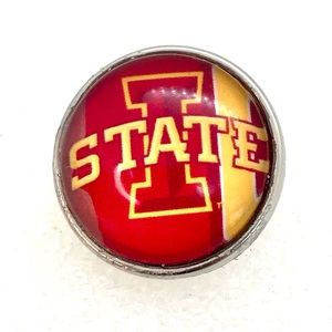 Snap button 20mm Gingersnaps Iowa State Cyclones ASN20